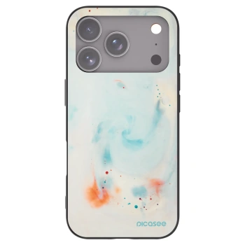 Picasee Μαύρη θήκη σιλικόνης για Apple iPhone 17 Pro - Splash