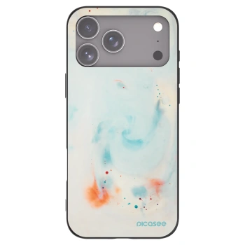 Picasee Μαύρη θήκη σιλικόνης για Apple iPhone 17 Pro Max - Splash