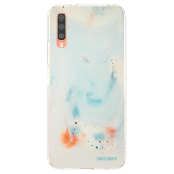 Picasee διαφανής θήκη σιλικόνης Samsung Galaxy A70 A705F - Splash