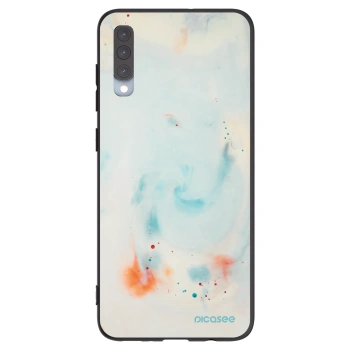 Picasee Μαύρη θήκη σιλικόνης για Samsung Galaxy A70 A705F - Splash