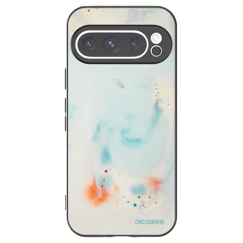 Picasee Μαύρη θήκη σιλικόνης για Google Pixel 9 Pro XL - Splash