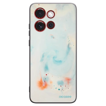 Picasee Μαύρη θήκη σιλικόνης για Motorola Edge 60 Neo 5G - Splash