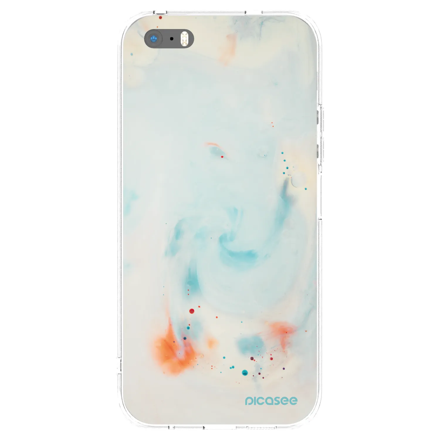 Picasee διαφανής θήκη σιλικόνης Apple iPhone 5/5S/SE - Splash
