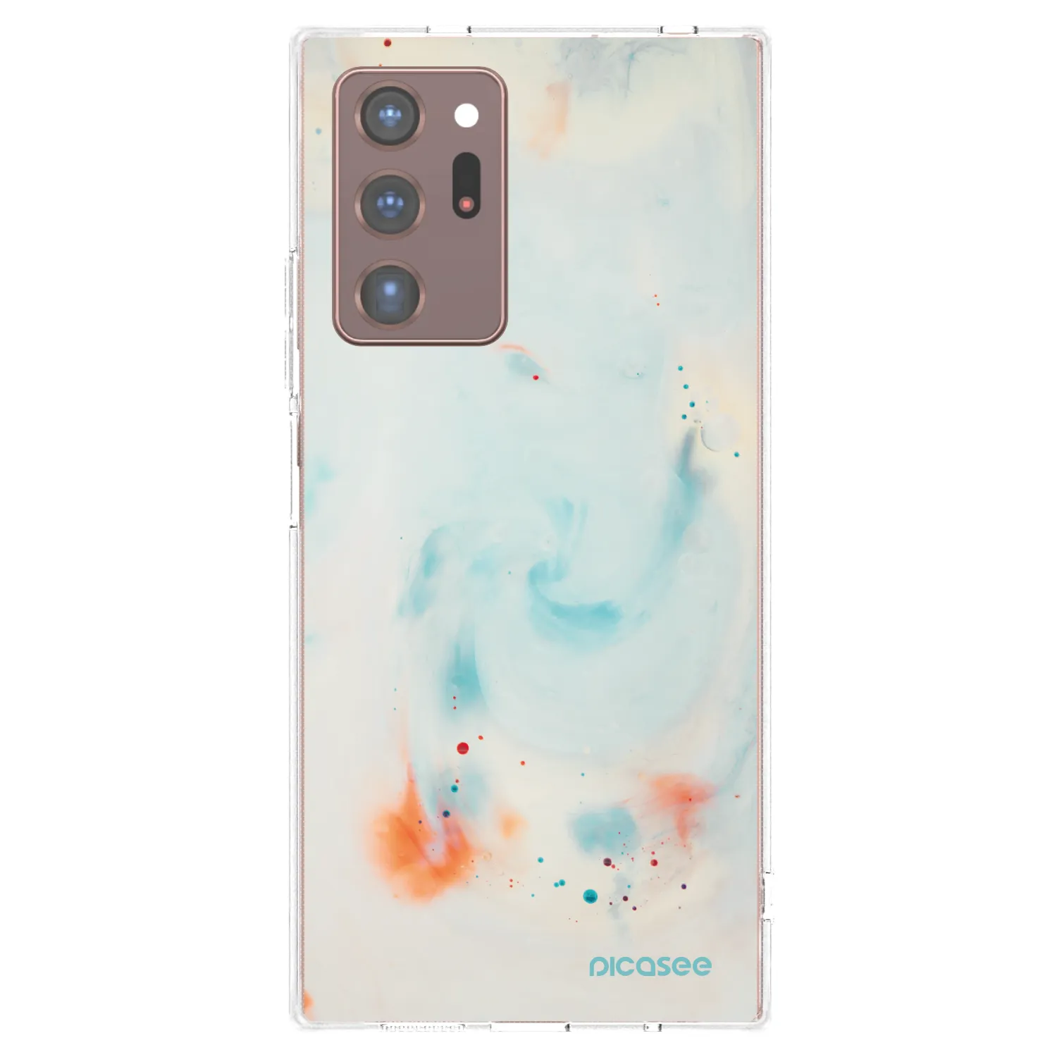 Picasee διαφανής θήκη σιλικόνης Samsung Galaxy Note 20 Ultra - Splash