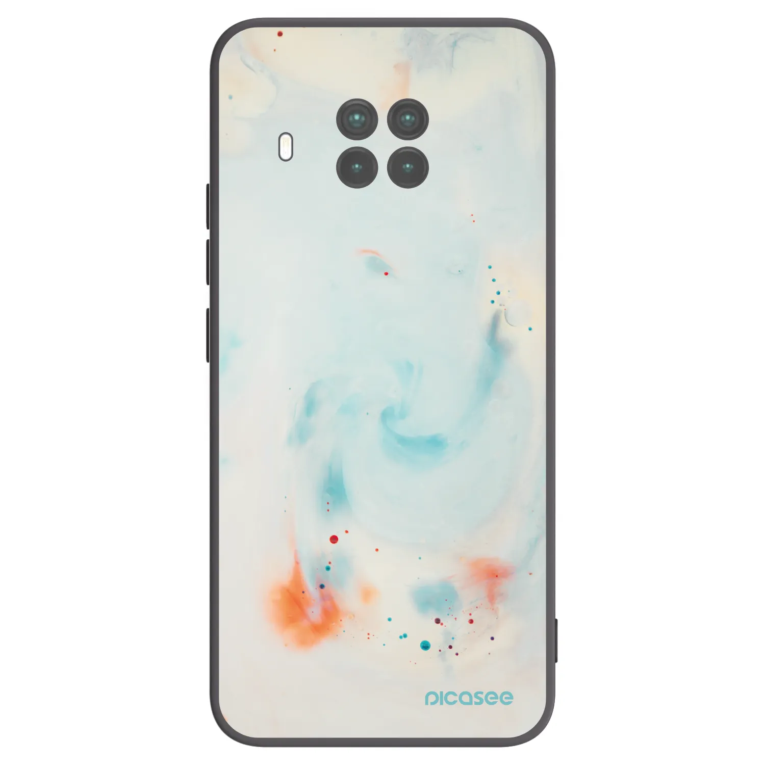 Picasee Μαύρη θήκη σιλικόνης για Xiaomi Mi 10T Lite - Splash