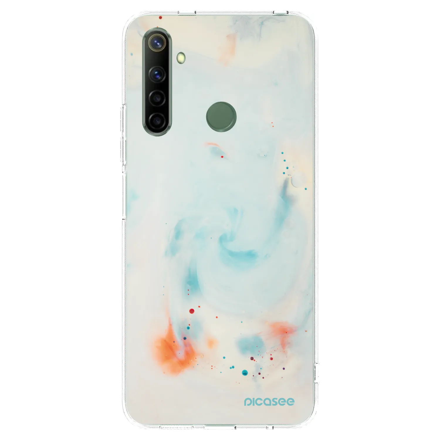 Picasee διαφανής θήκη σιλικόνης Realme 6i - Splash