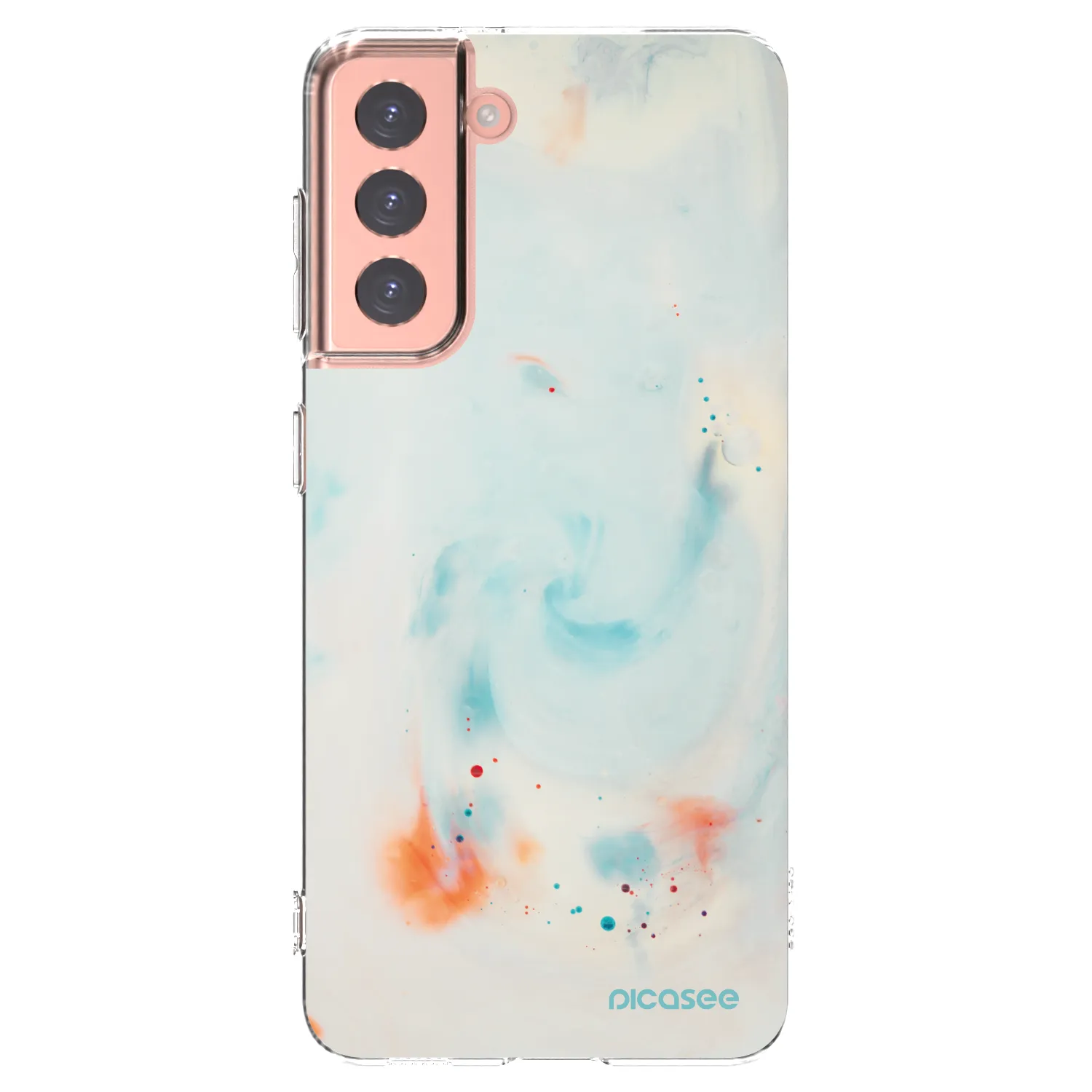 Picasee διαφανής θήκη σιλικόνης Samsung Galaxy S21 5G G991B - Splash