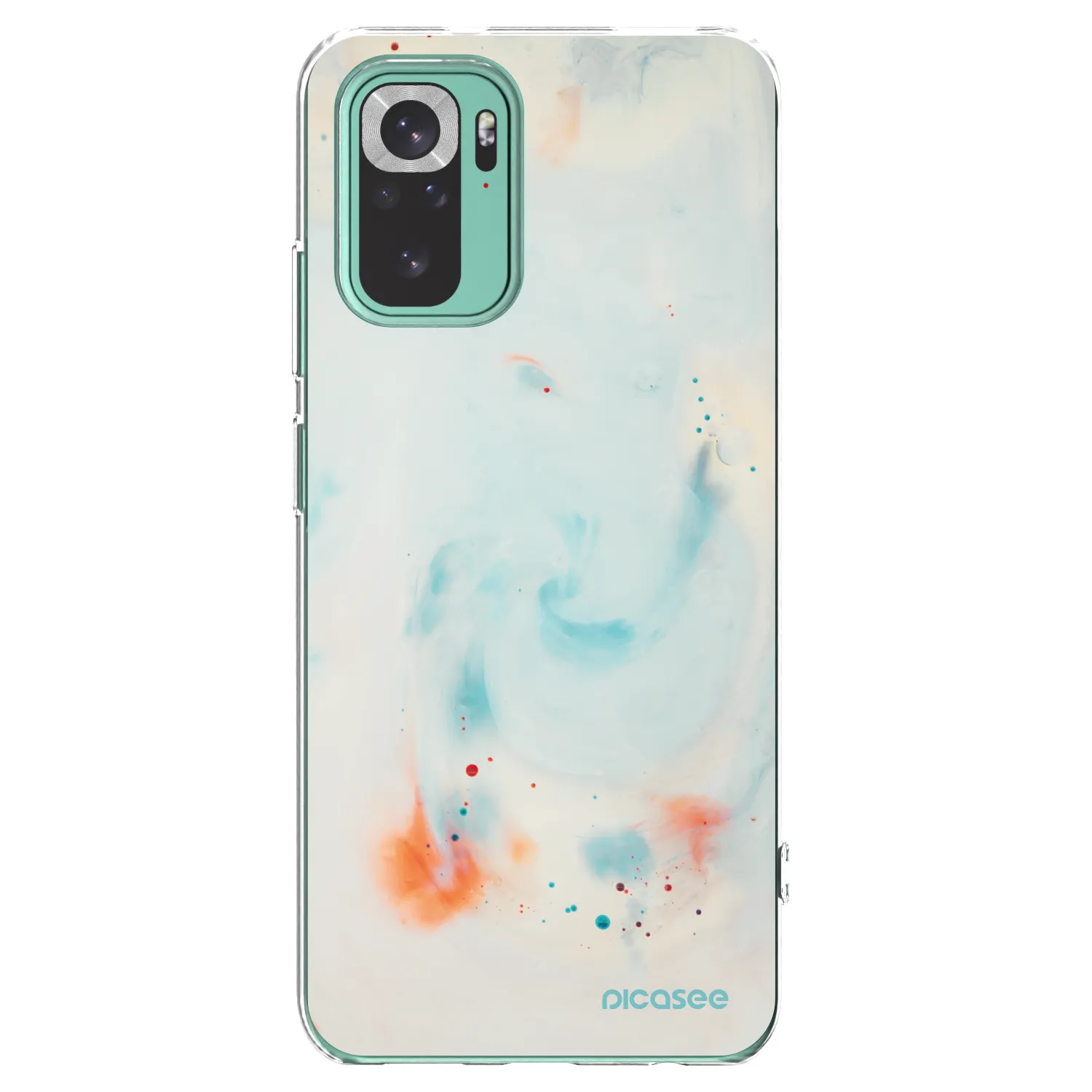 Picasee διαφανής θήκη σιλικόνης Xiaomi Redmi Note 10 Pro - Splash