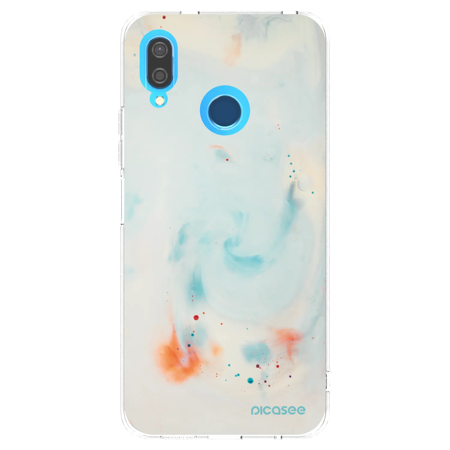 Picasee διαφανής θήκη σιλικόνης Huawei P20 Lite - Splash