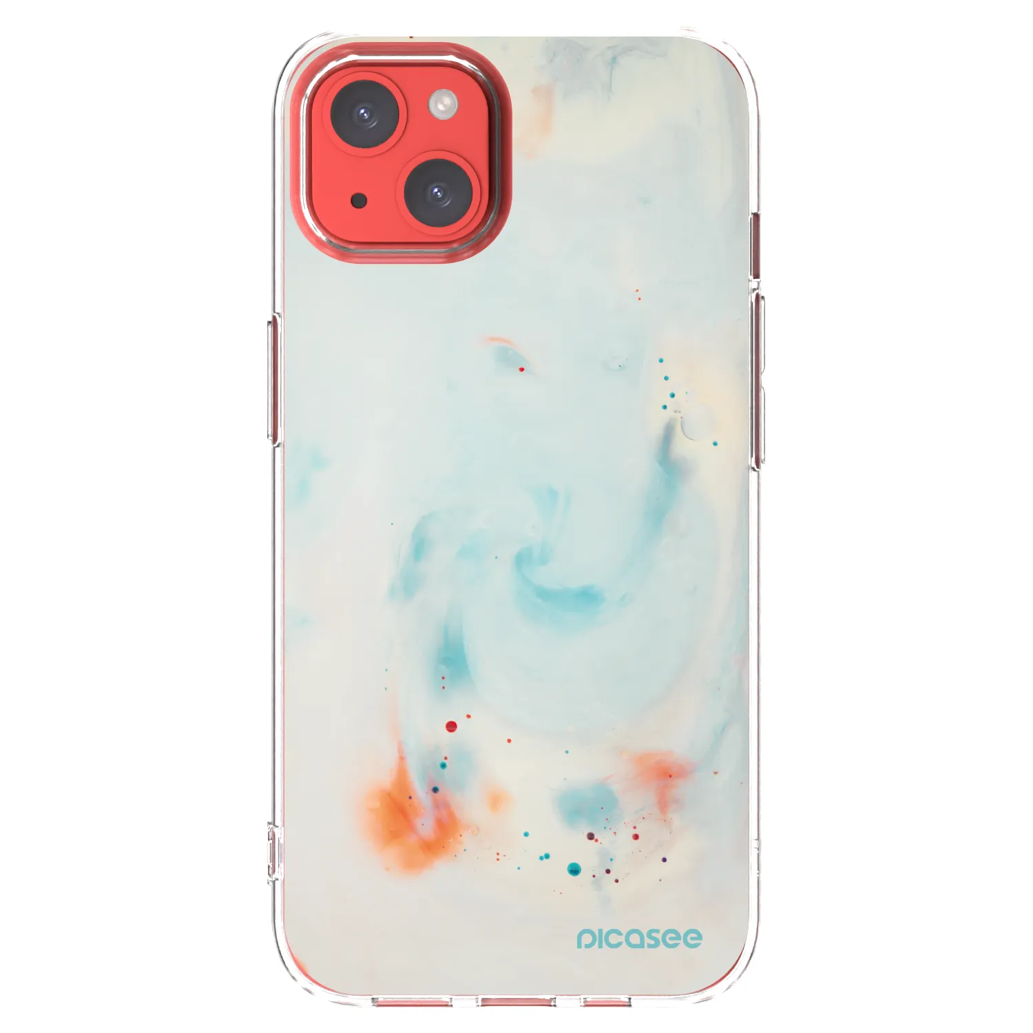 Picasee διαφανής θήκη σιλικόνης Apple iPhone 13 - Splash