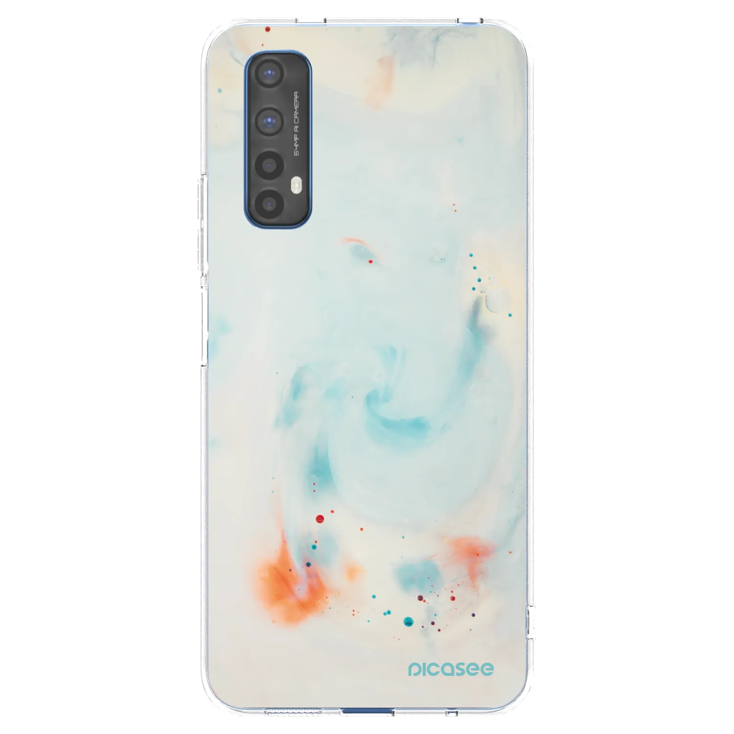 Picasee διαφανής θήκη σιλικόνης Realme 7 - Splash