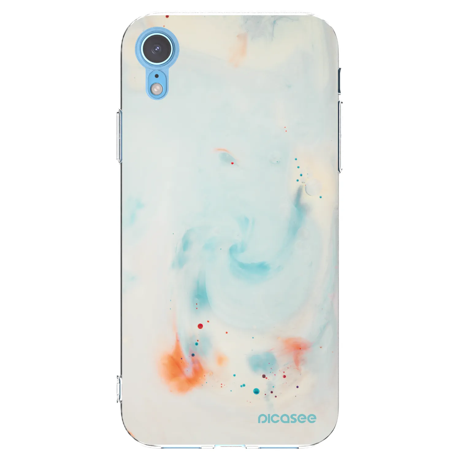 Picasee διαφανής θήκη σιλικόνης Apple iPhone XR - Splash