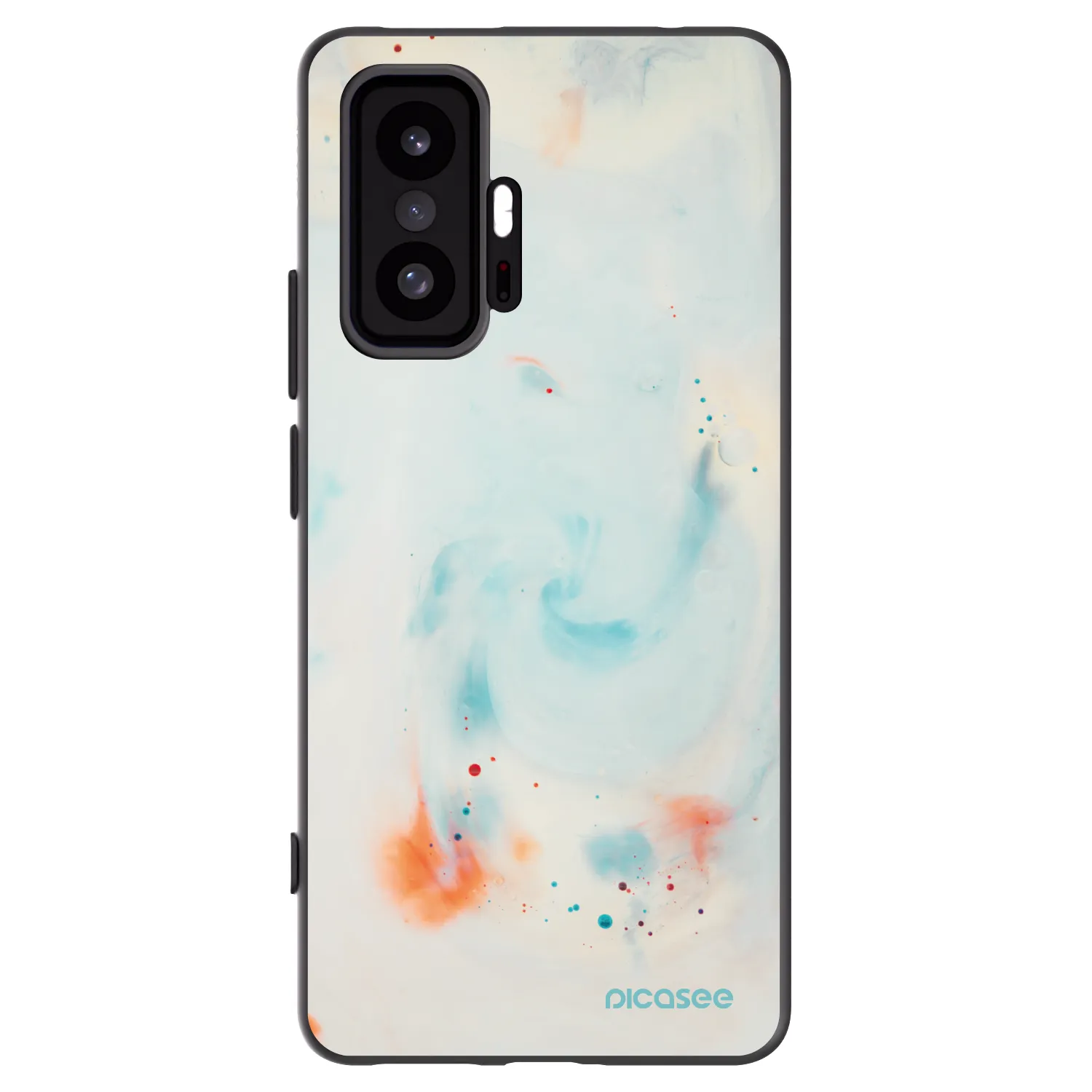 Picasee Μαύρη θήκη σιλικόνης για Xiaomi 11T Pro - Splash