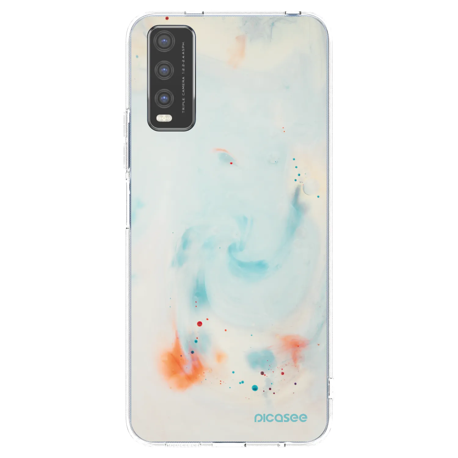 Picasee διαφανής θήκη σιλικόνης Vivo Y20s - Splash