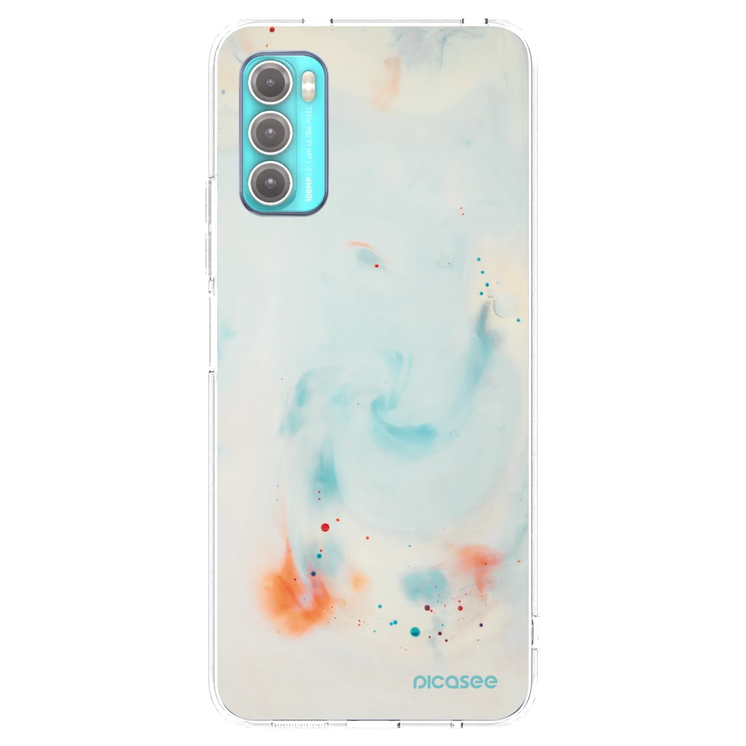 Picasee διαφανής θήκη σιλικόνης Motorola Moto G60 - Splash