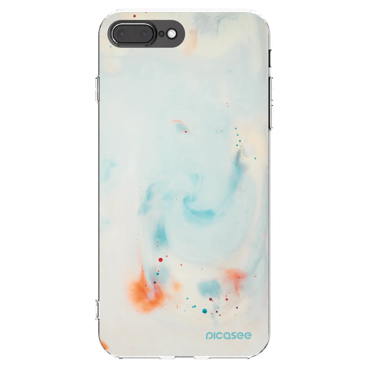 Picasee διαφανής θήκη σιλικόνης Apple iPhone 7 Plus - Splash