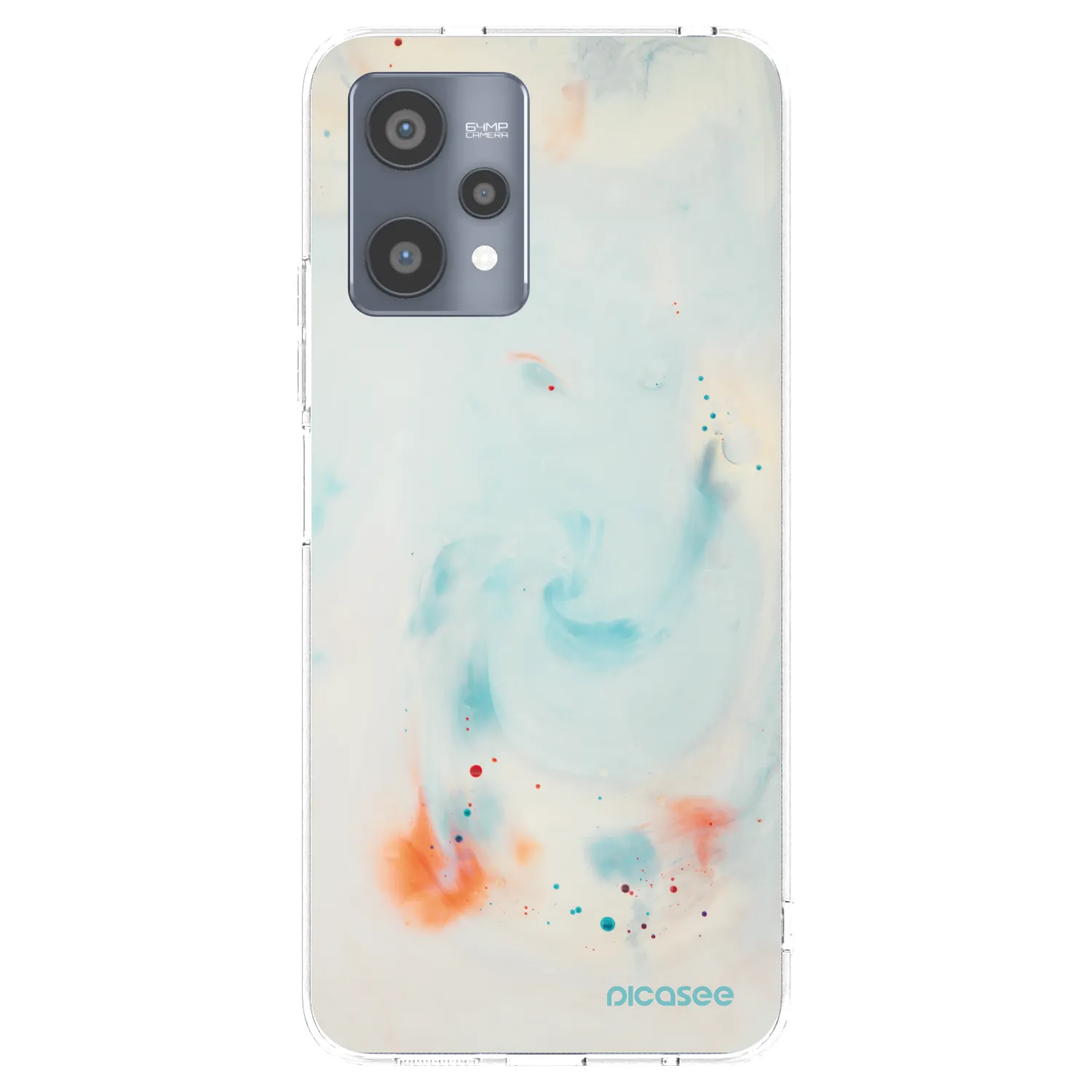 Picasee διαφανής θήκη σιλικόνης Realme 9 Pro 5G - Splash