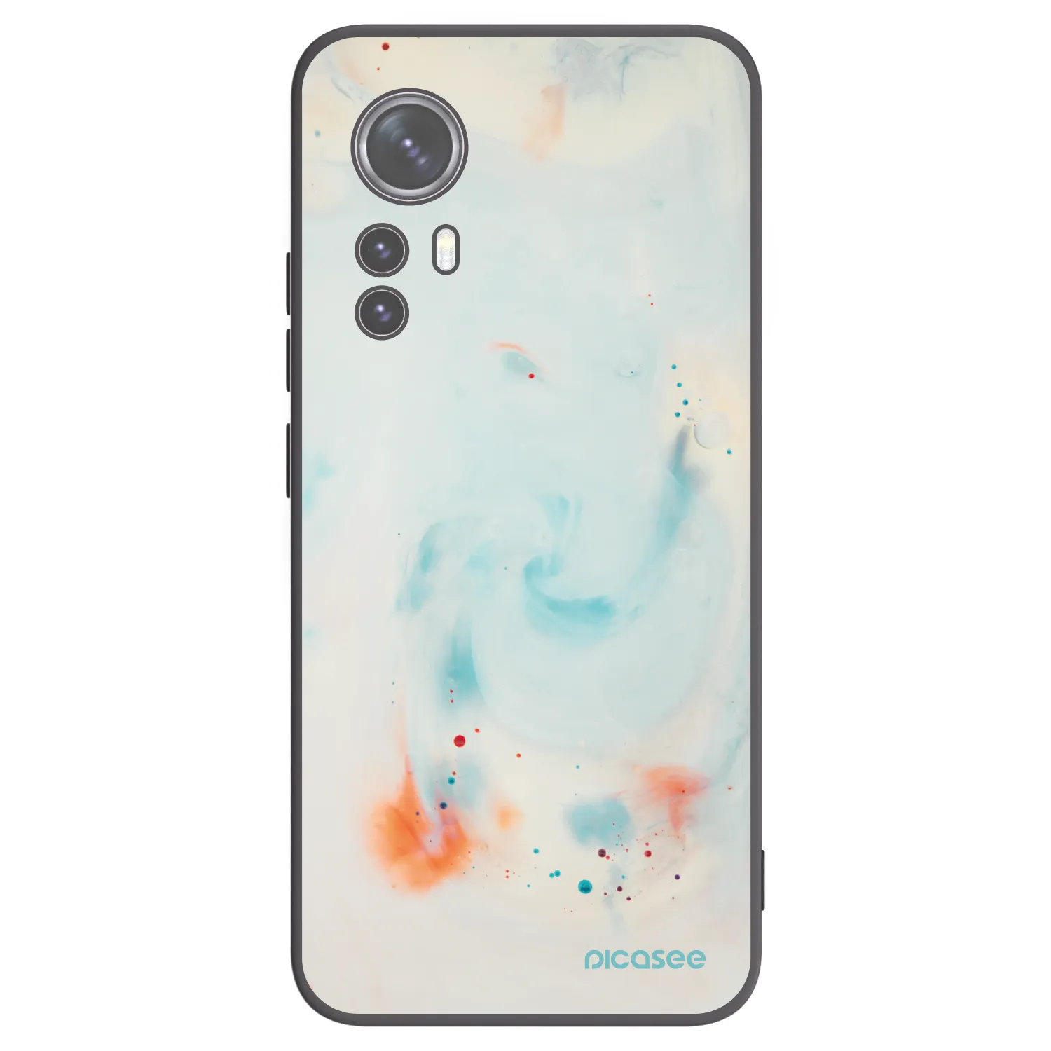 Picasee Μαύρη θήκη σιλικόνης για Xiaomi 12X - Splash