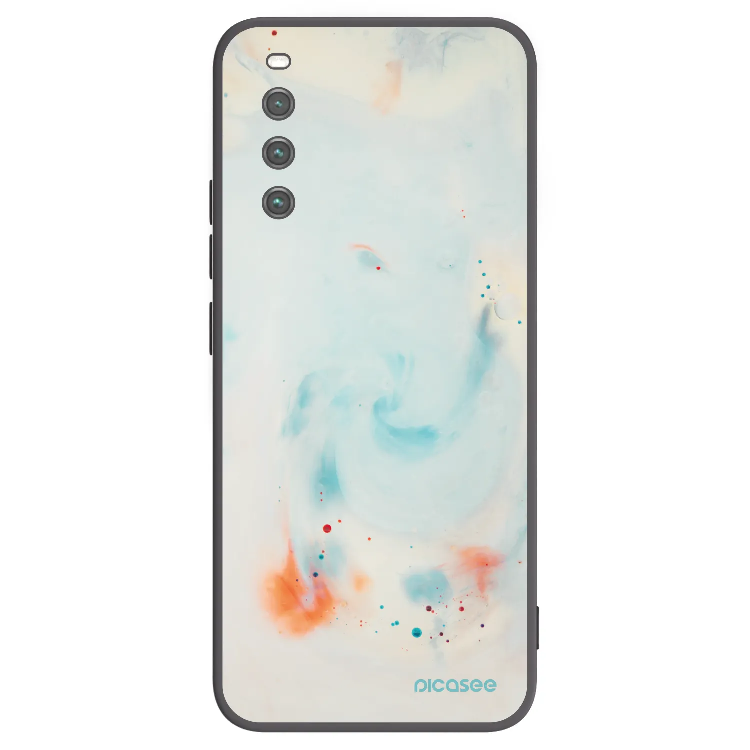 Picasee Μαύρη θήκη σιλικόνης για Sony Xperia 10 IV 5G - Splash