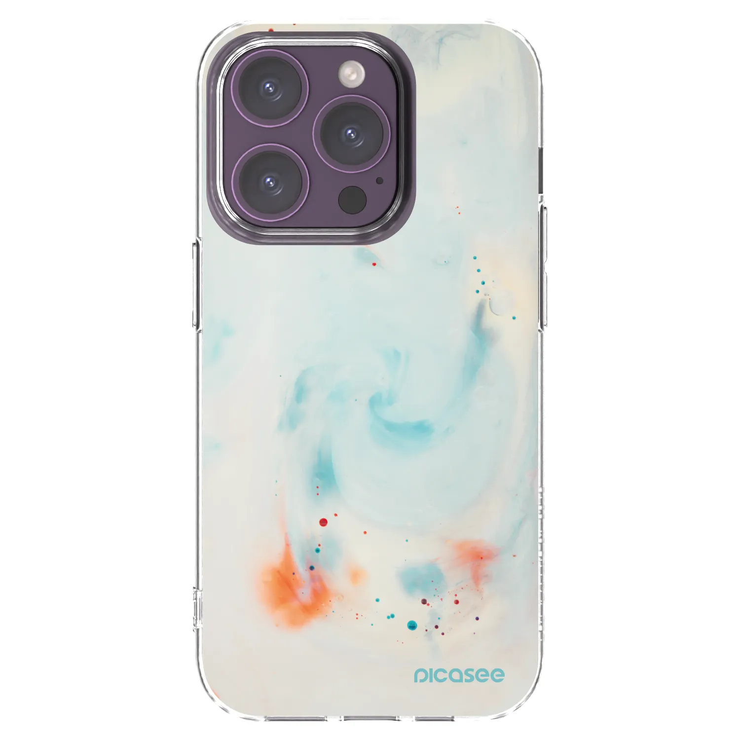 Picasee διαφανής θήκη σιλικόνης Apple iPhone 14 Pro - Splash