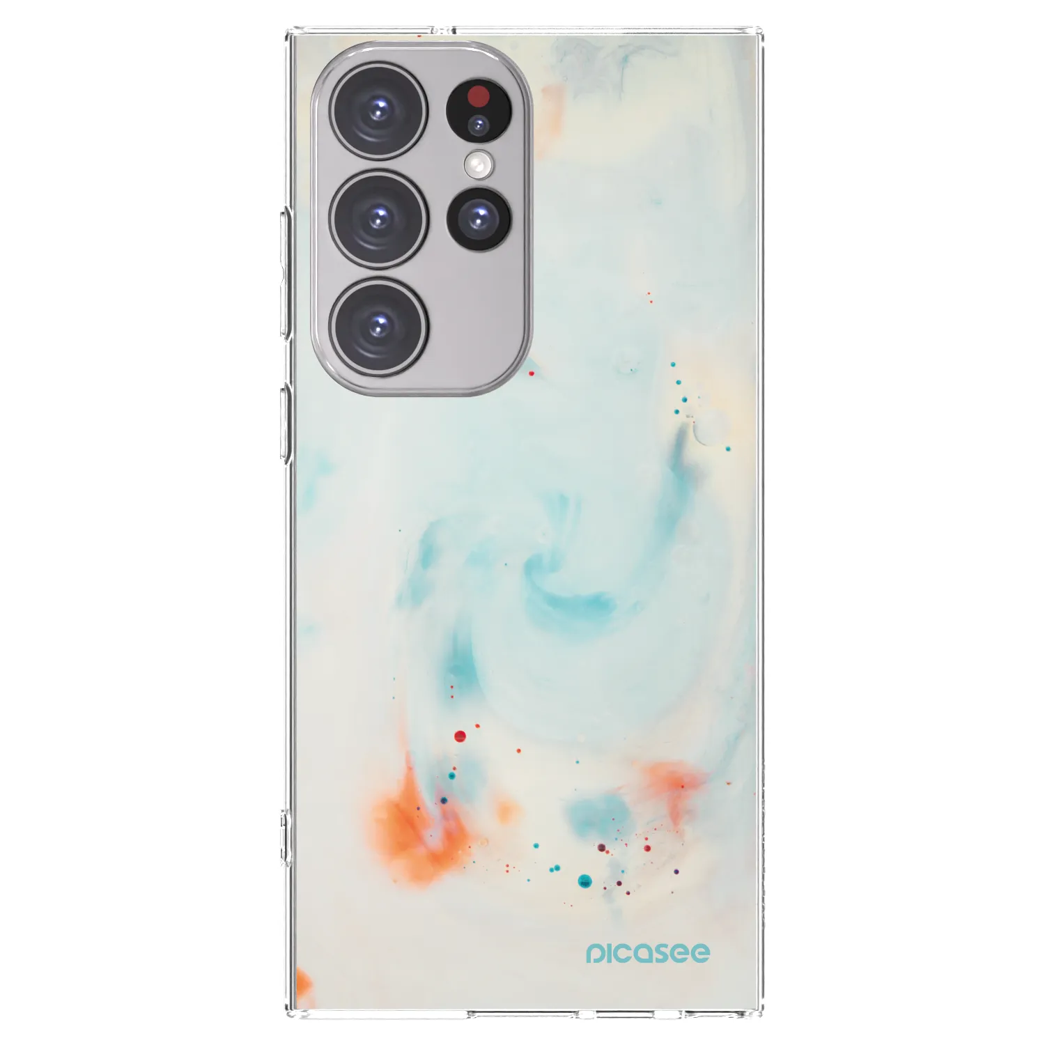 Picasee διαφανής θήκη σιλικόνης Samsung Galaxy S23 Ultra 5G - Splash