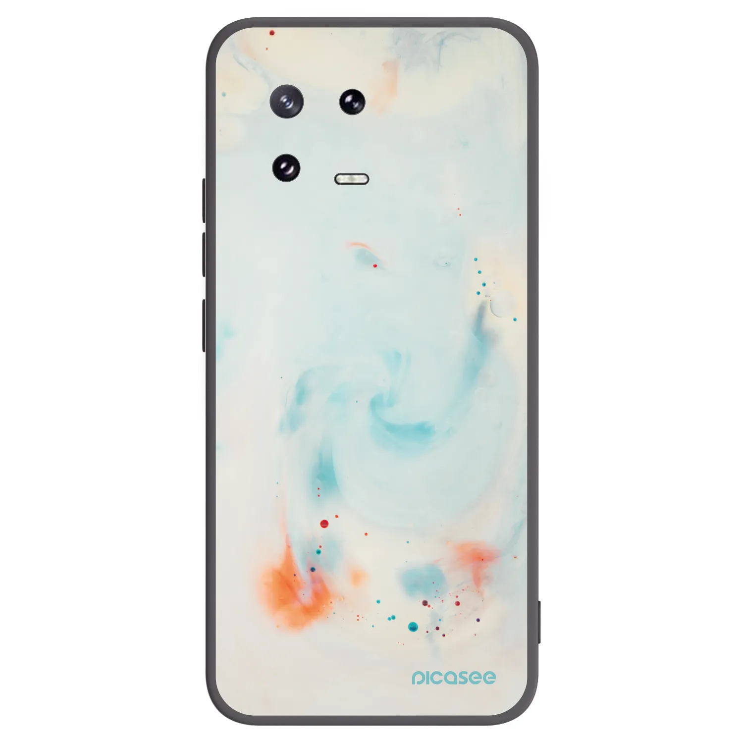 Picasee Μαύρη θήκη σιλικόνης για Xiaomi 13 Pro - Splash
