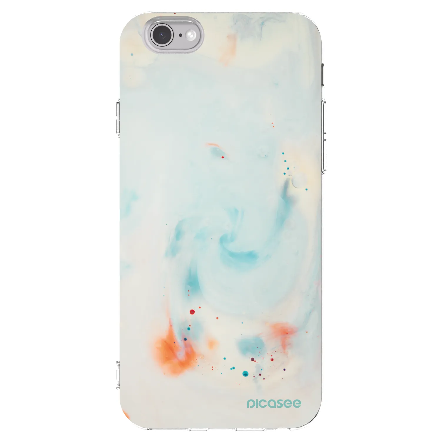 Picasee διαφανής θήκη σιλικόνης Apple iPhone 6/6S - Splash