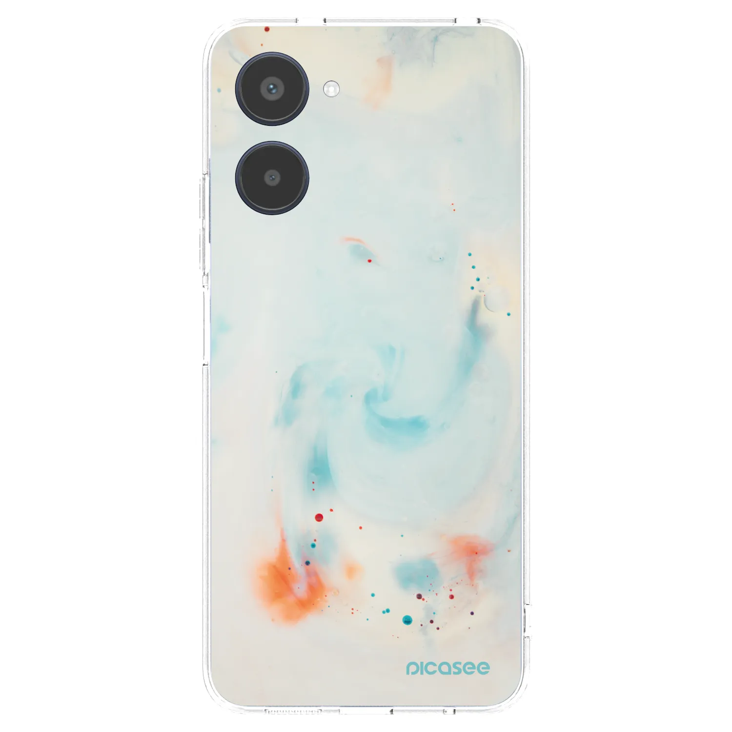 Picasee διαφανής θήκη σιλικόνης Realme 10 4G - Splash