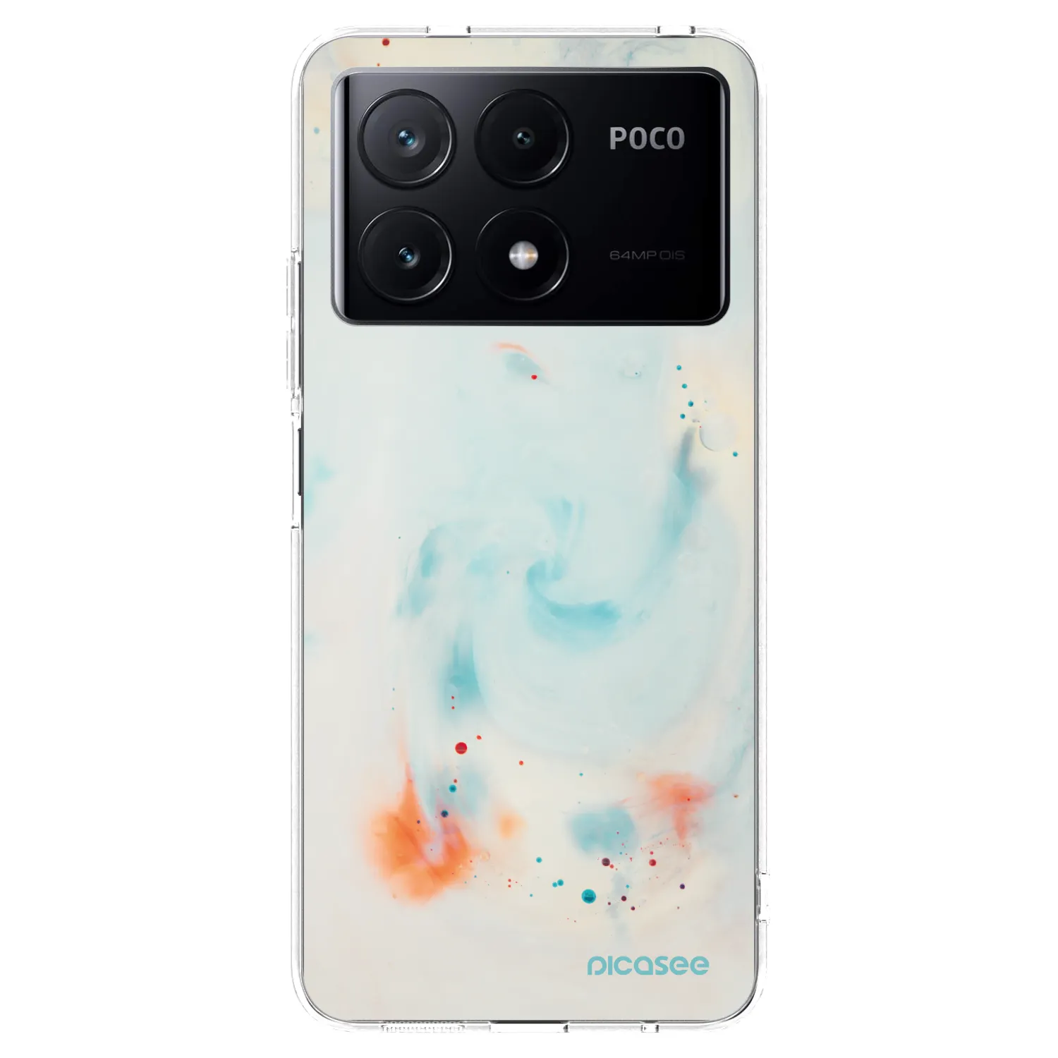 Picasee διαφανής θήκη σιλικόνης Xiaomi Poco X6 Pro - Splash