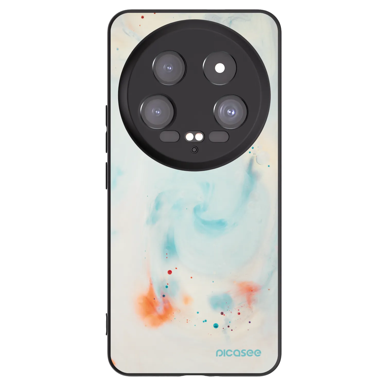 Picasee Μαύρη θήκη σιλικόνης για Xiaomi 14 Ultra - Splash