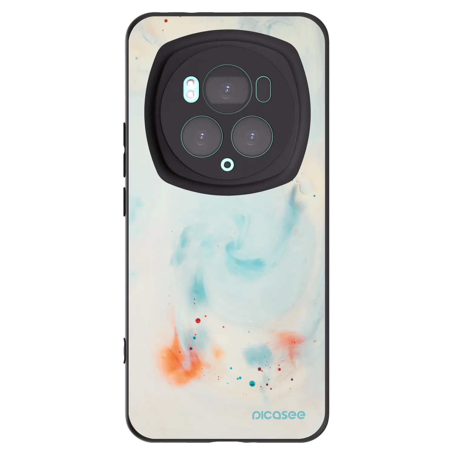 Picasee Μαύρη θήκη σιλικόνης για Honor Magic6 Pro - Splash