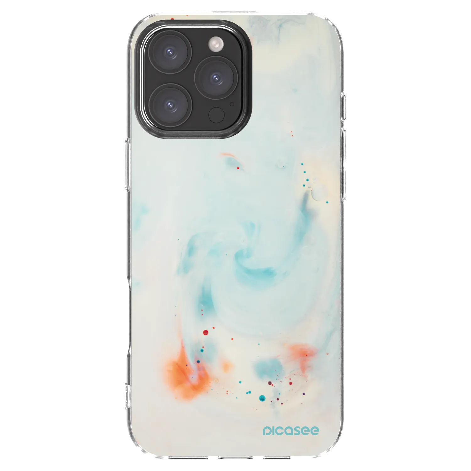 Picasee διαφανής θήκη σιλικόνης Apple iPhone 16 Pro Max - Splash