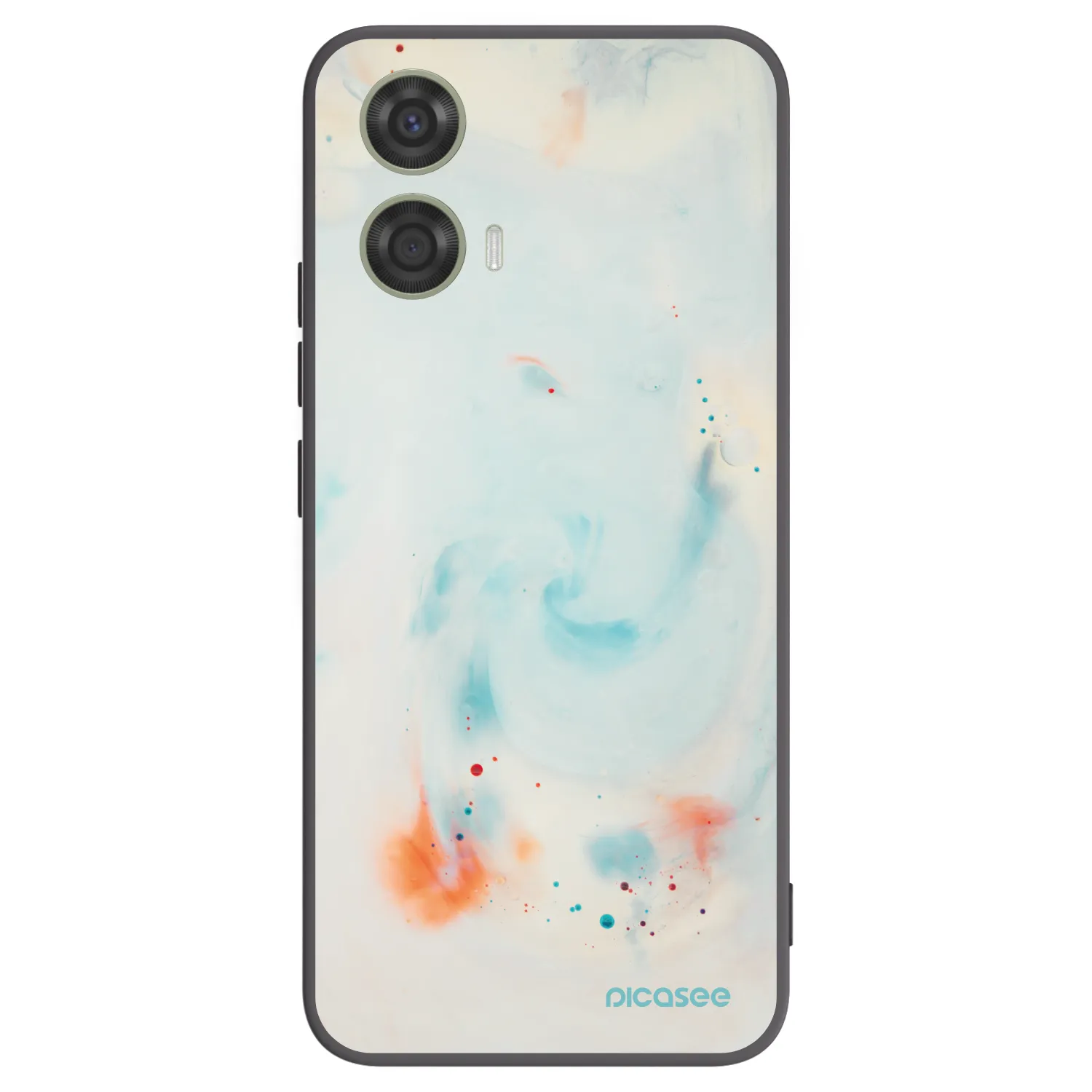 Picasee Μαύρη θήκη σιλικόνης για Motorola Moto G24 - Splash
