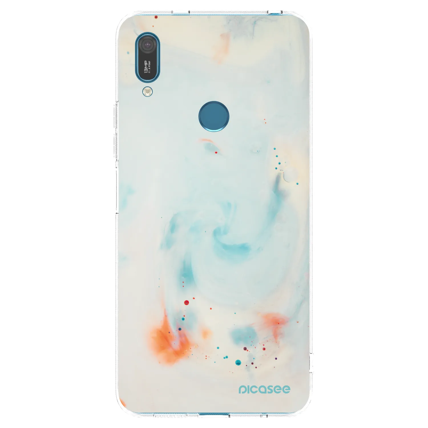 Picasee διαφανής θήκη σιλικόνης Huawei Y7 2019 - Splash