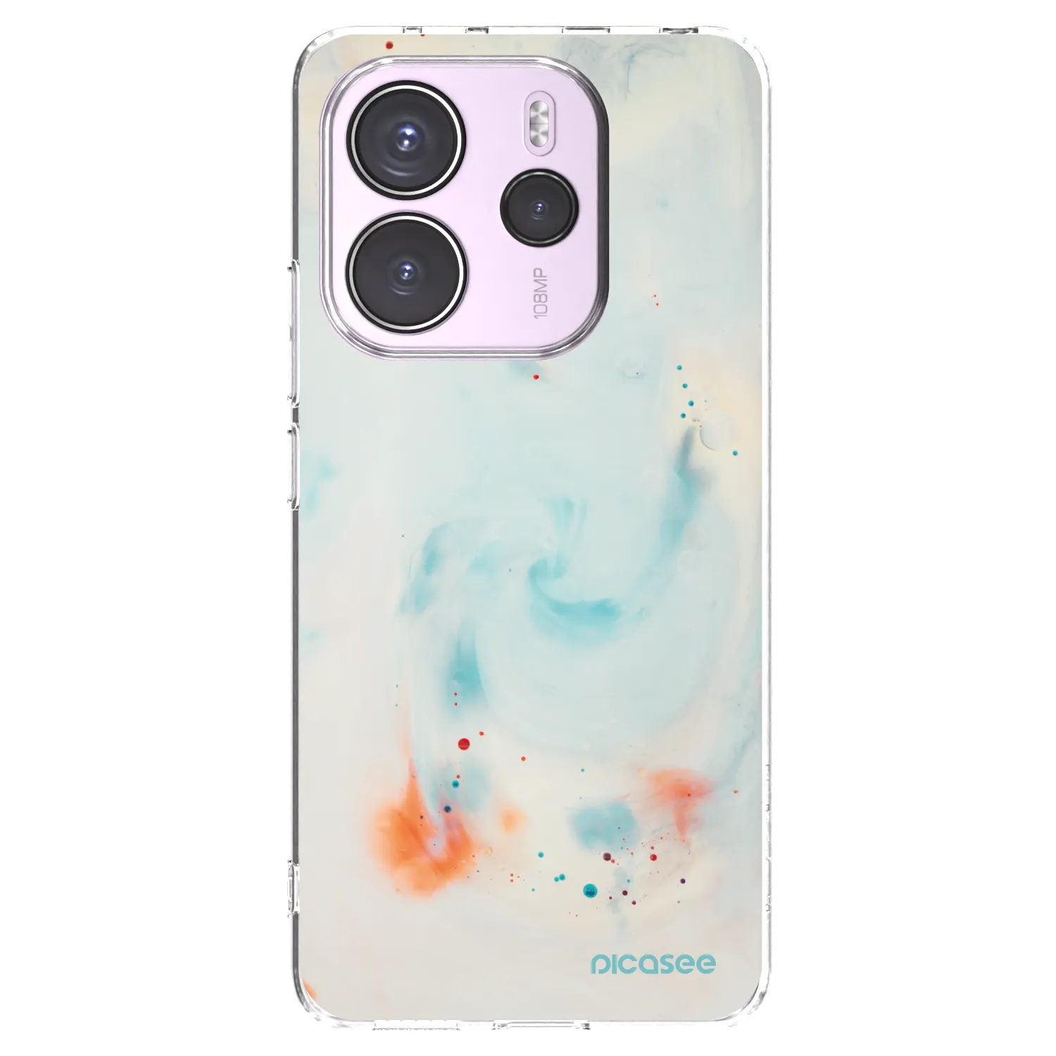 Picasee διαφανής θήκη σιλικόνης Xiaomi Redmi Note 14 4G - Splash