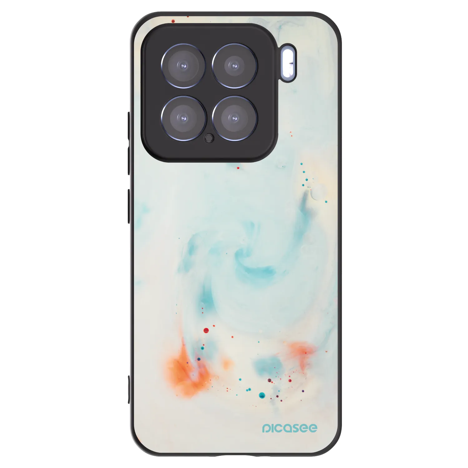 Picasee Μαύρη θήκη σιλικόνης για Xiaomi 15 - Splash