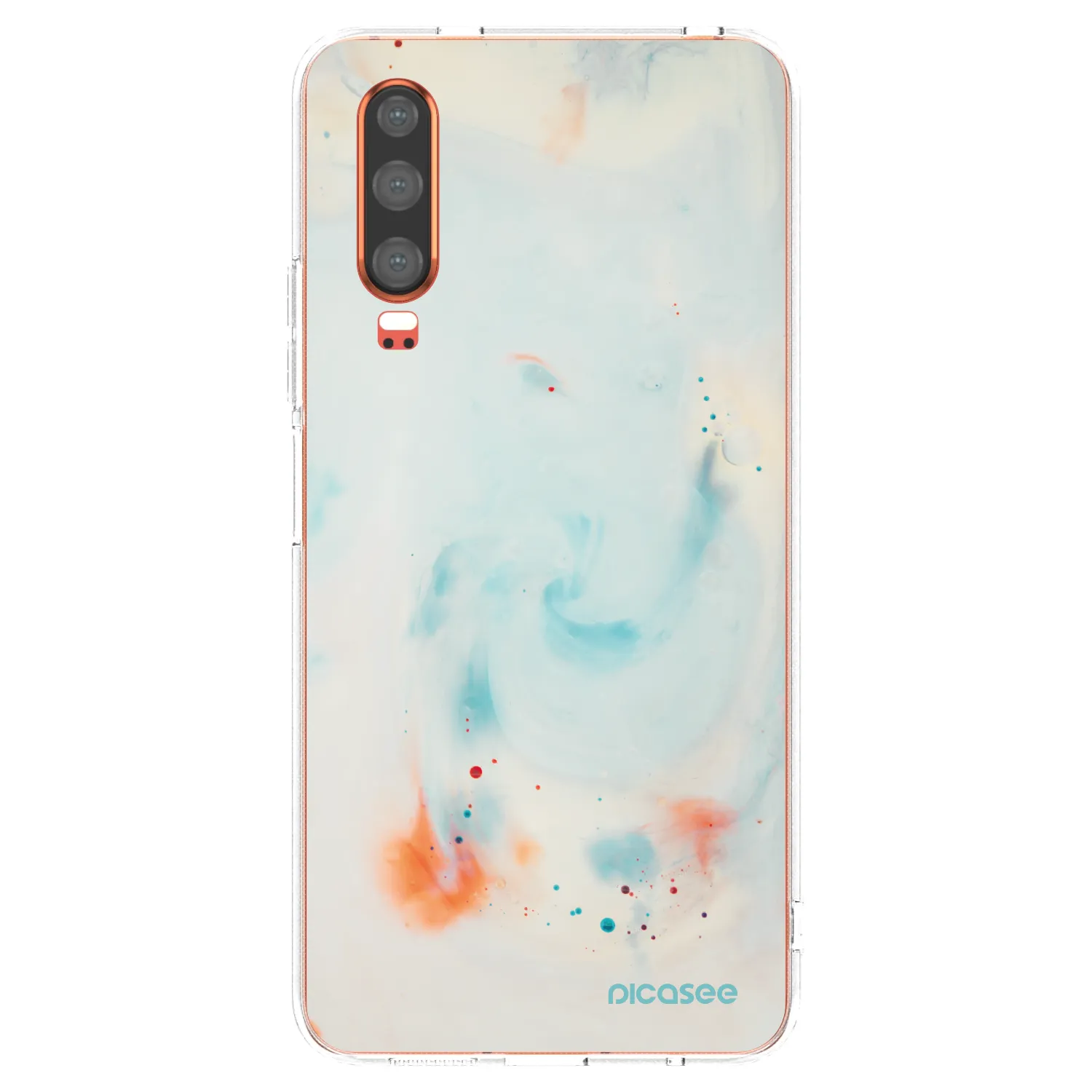 Picasee διαφανής θήκη σιλικόνης Huawei P30 - Splash
