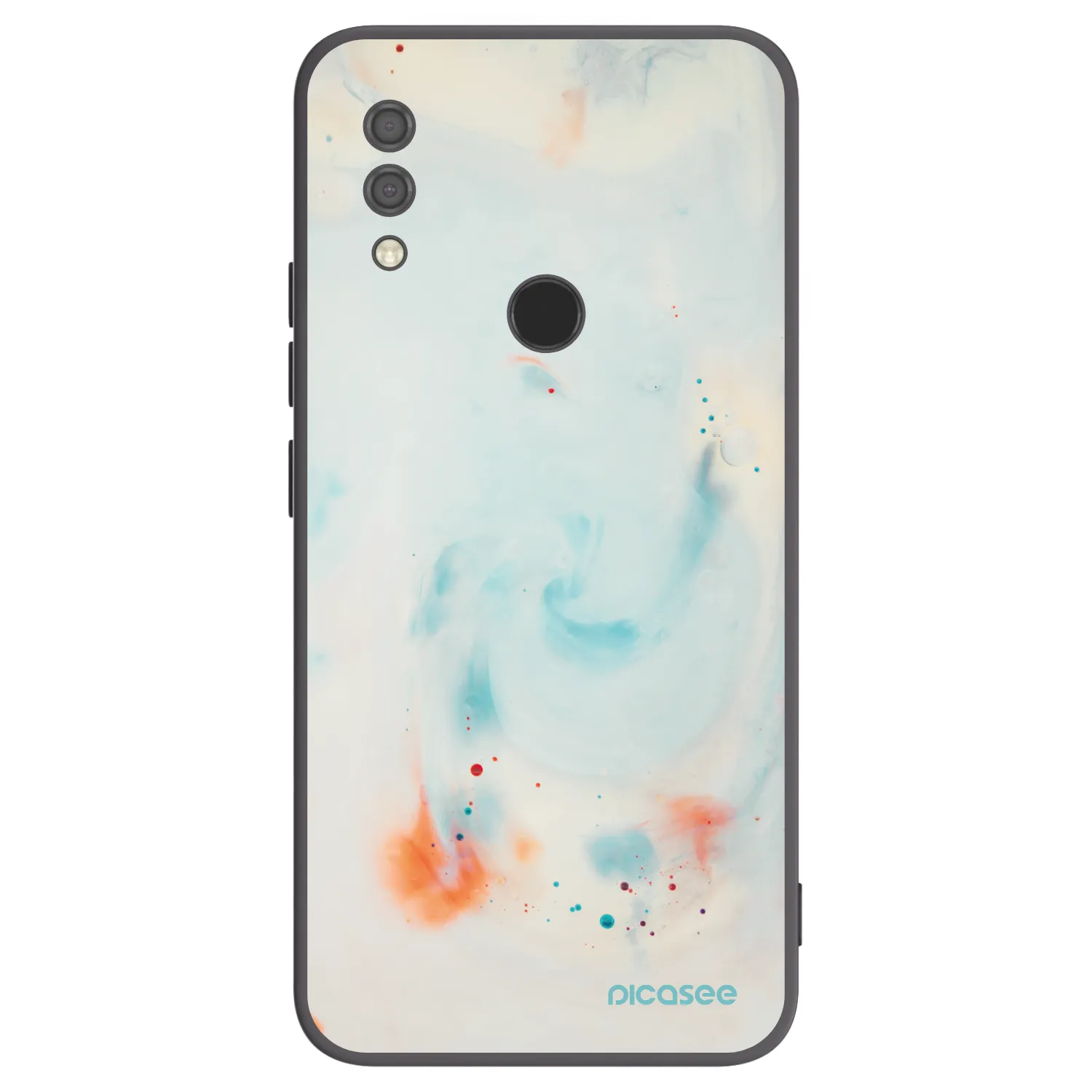 Picasee Μαύρη θήκη σιλικόνης για Xiaomi Redmi 7 - Splash
