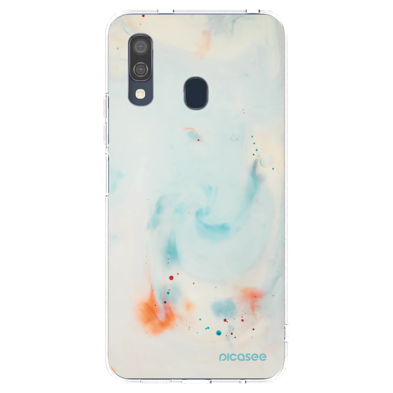 Picasee διαφανής θήκη σιλικόνης Samsung Galaxy A40 A405F - Splash