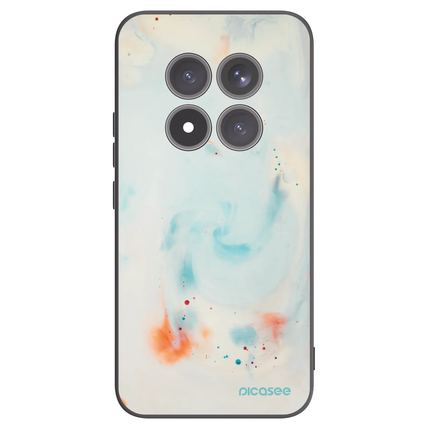 Picasee Μαύρη θήκη σιλικόνης για Xiaomi Redmi Note 15 Pro+ - Splash