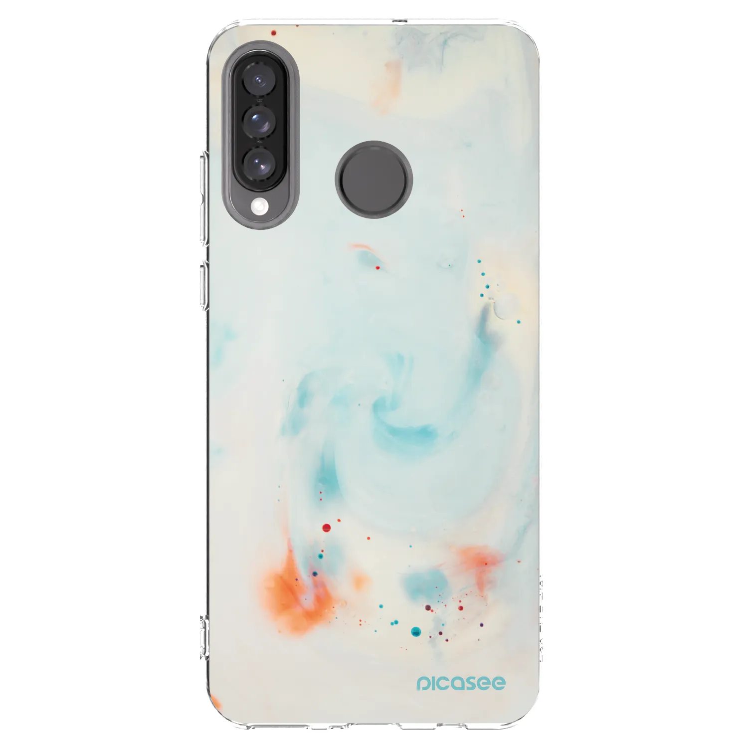 Picasee διαφανής θήκη σιλικόνης Huawei P30 Lite - Splash