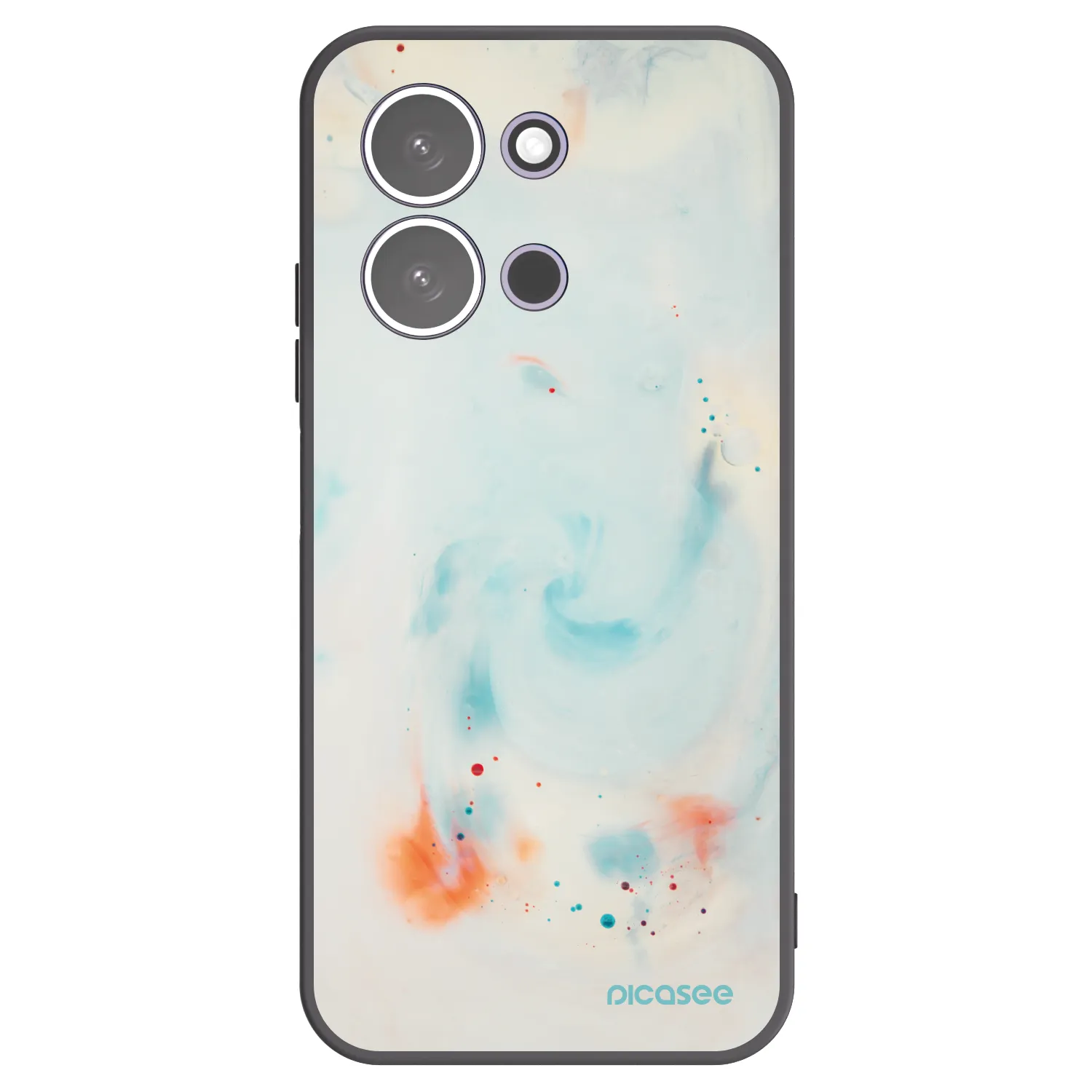 Picasee Μαύρη θήκη σιλικόνης για Xiaomi Redmi 15C 5G - Splash