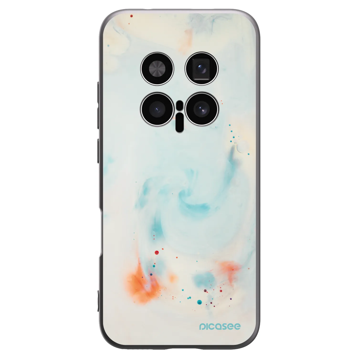Picasee Μαύρη θήκη σιλικόνης για Honor Magic8 Pro 5G - Splash