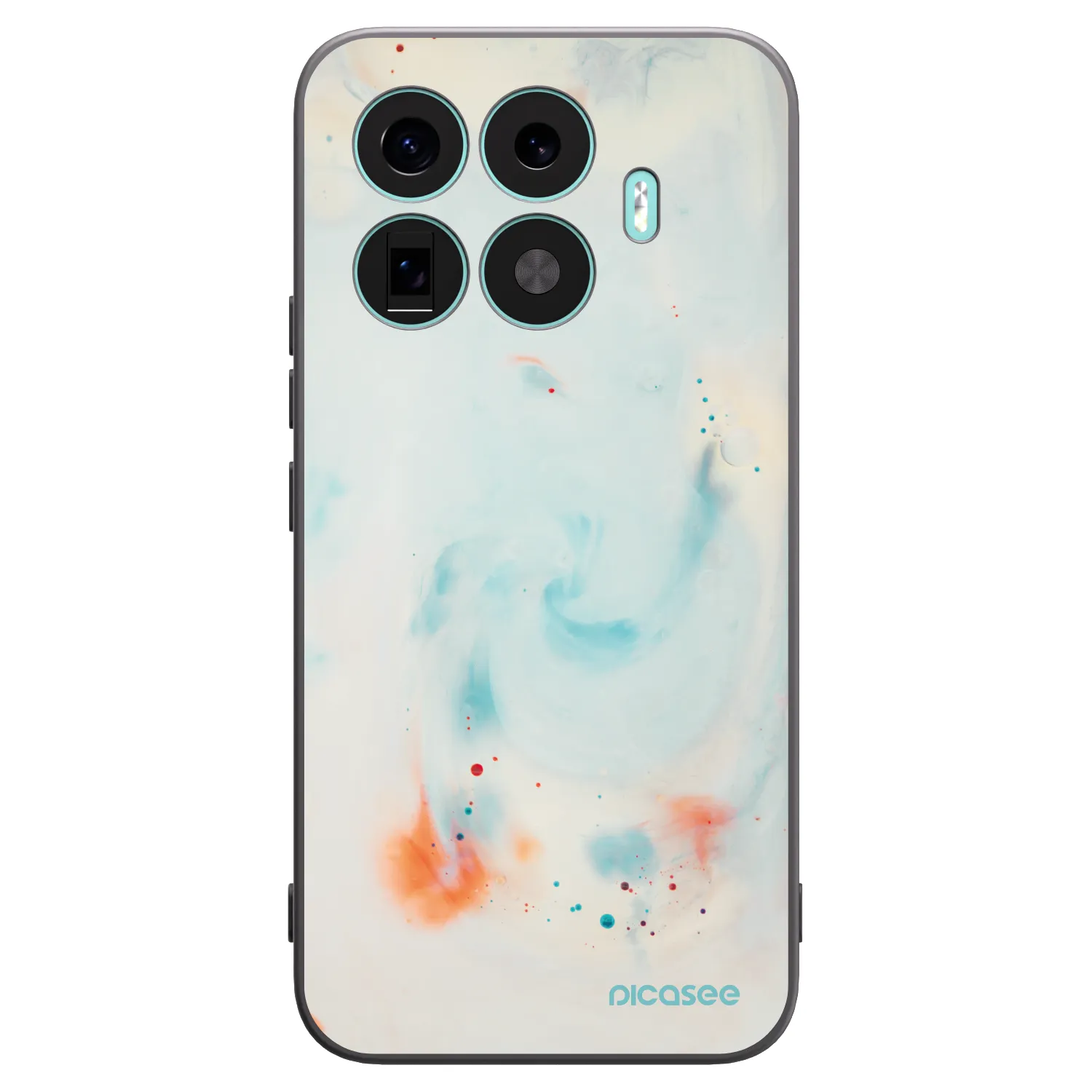 Picasee Μαύρη θήκη σιλικόνης για Xiaomi 17T Pro - Splash