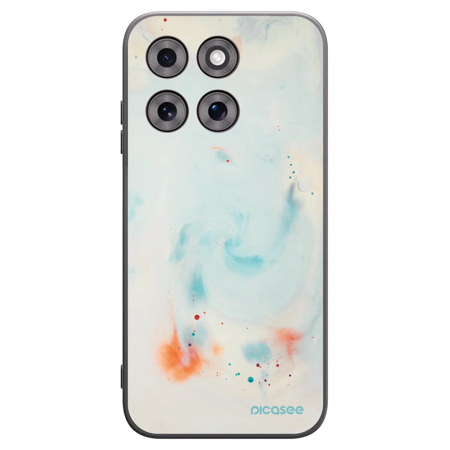 Picasee Μαύρη θήκη σιλικόνης για Motorola Moto G77 - Splash