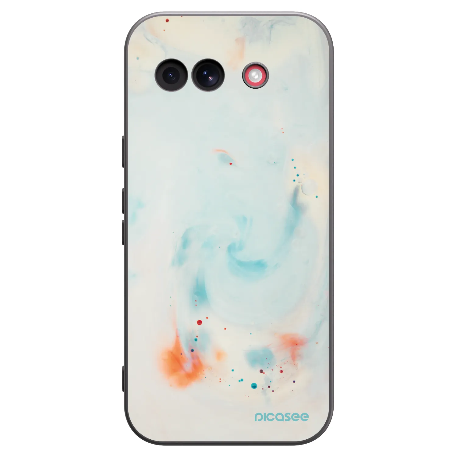 Picasee Μαύρη θήκη σιλικόνης για Google Pixel 10a - Splash