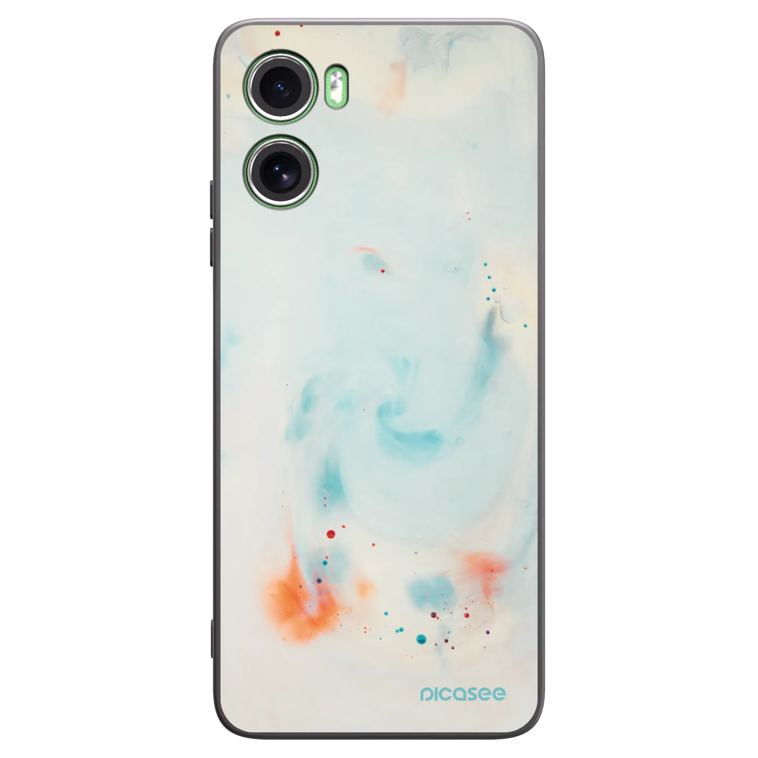 Picasee Μαύρη θήκη σιλικόνης για Motorola Moto G06 - Splash