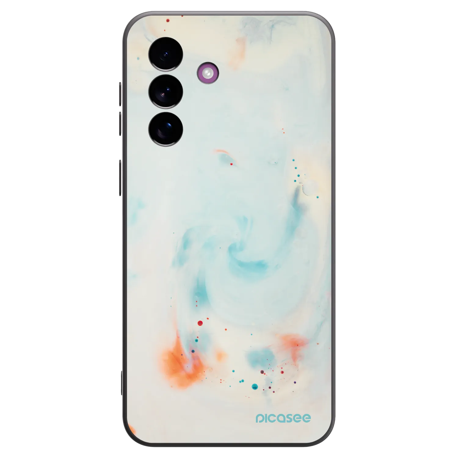 Picasee Μαύρη θήκη σιλικόνης για Samsung Galaxy A37 - Splash