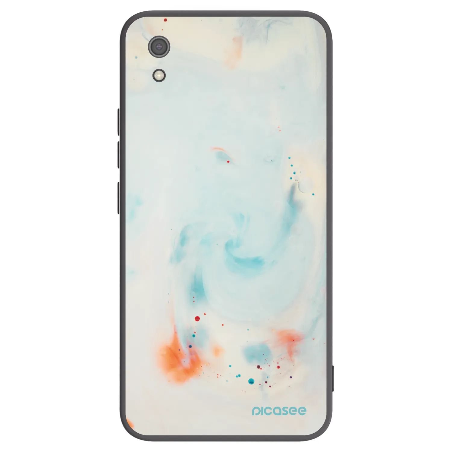 Picasee Μαύρη θήκη σιλικόνης για Xiaomi Redmi 7A - Splash