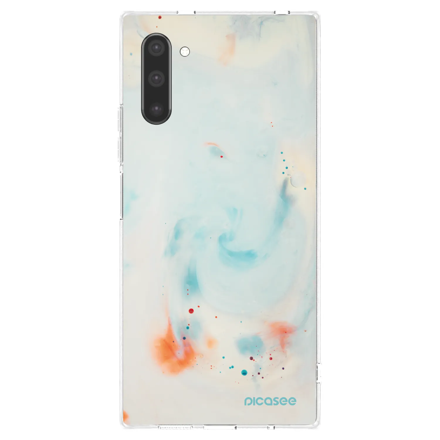 Picasee διαφανής θήκη σιλικόνης Samsung Galaxy Note 10 N970F - Splash